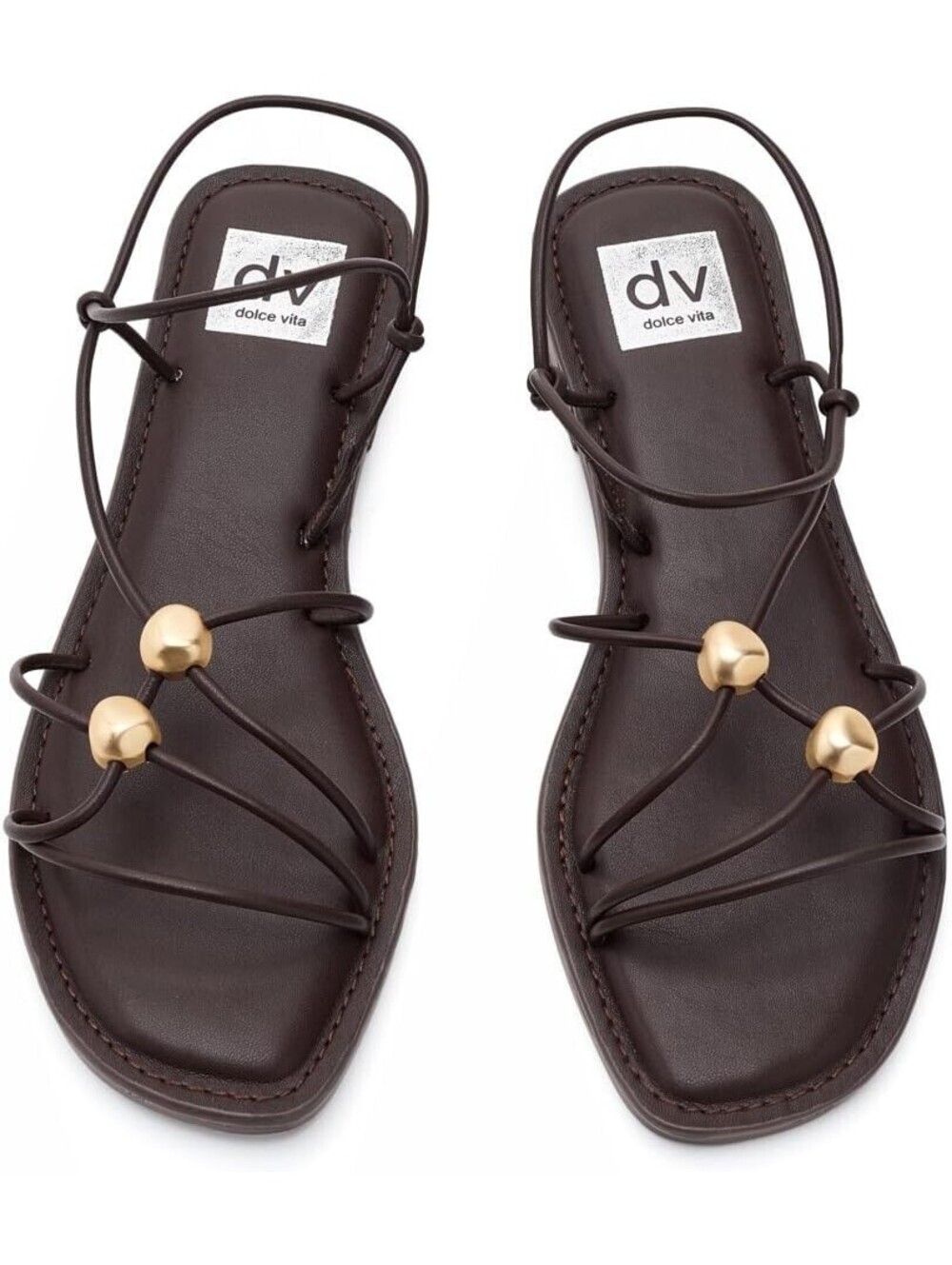 Dolce Vita "Jaide" Strap Sandals - Black - Women's 10
